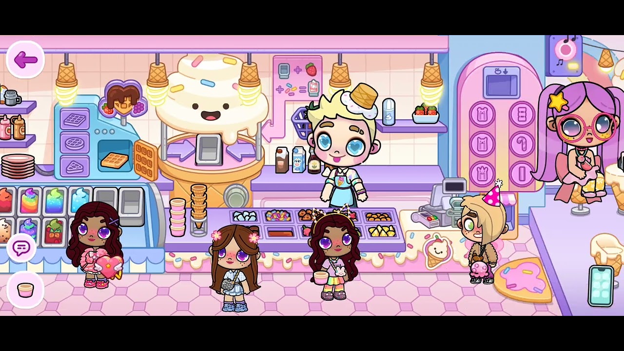Vesta do pijama com as amigas 