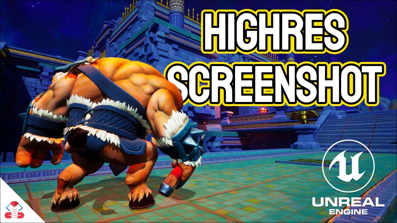 How to take High Resolution SCREENSHOTS in Unreal Engine 5