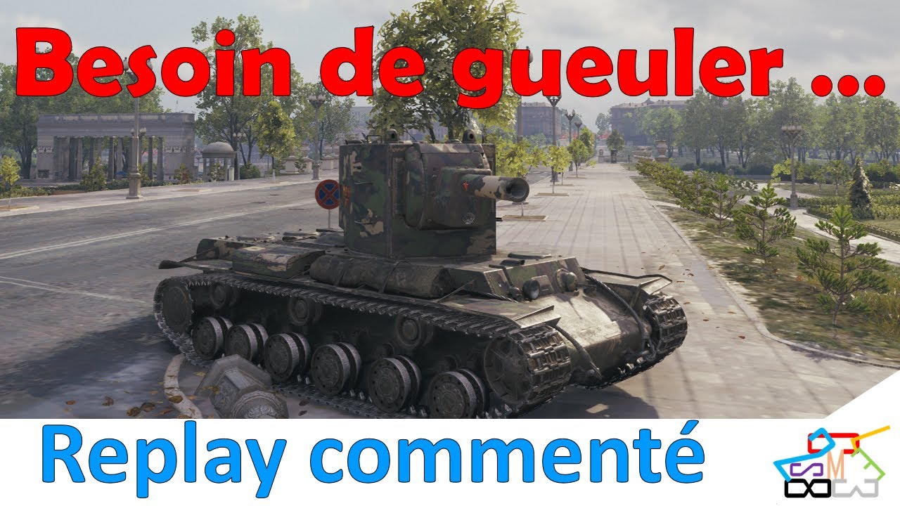 world of tanks fr - kv2 - replay commenté