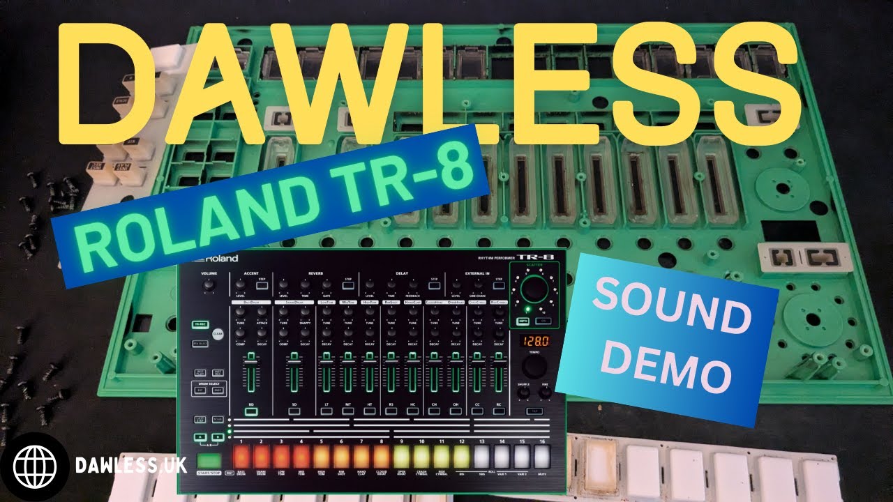 Roland TR-8 Sound Demo (No Talking)