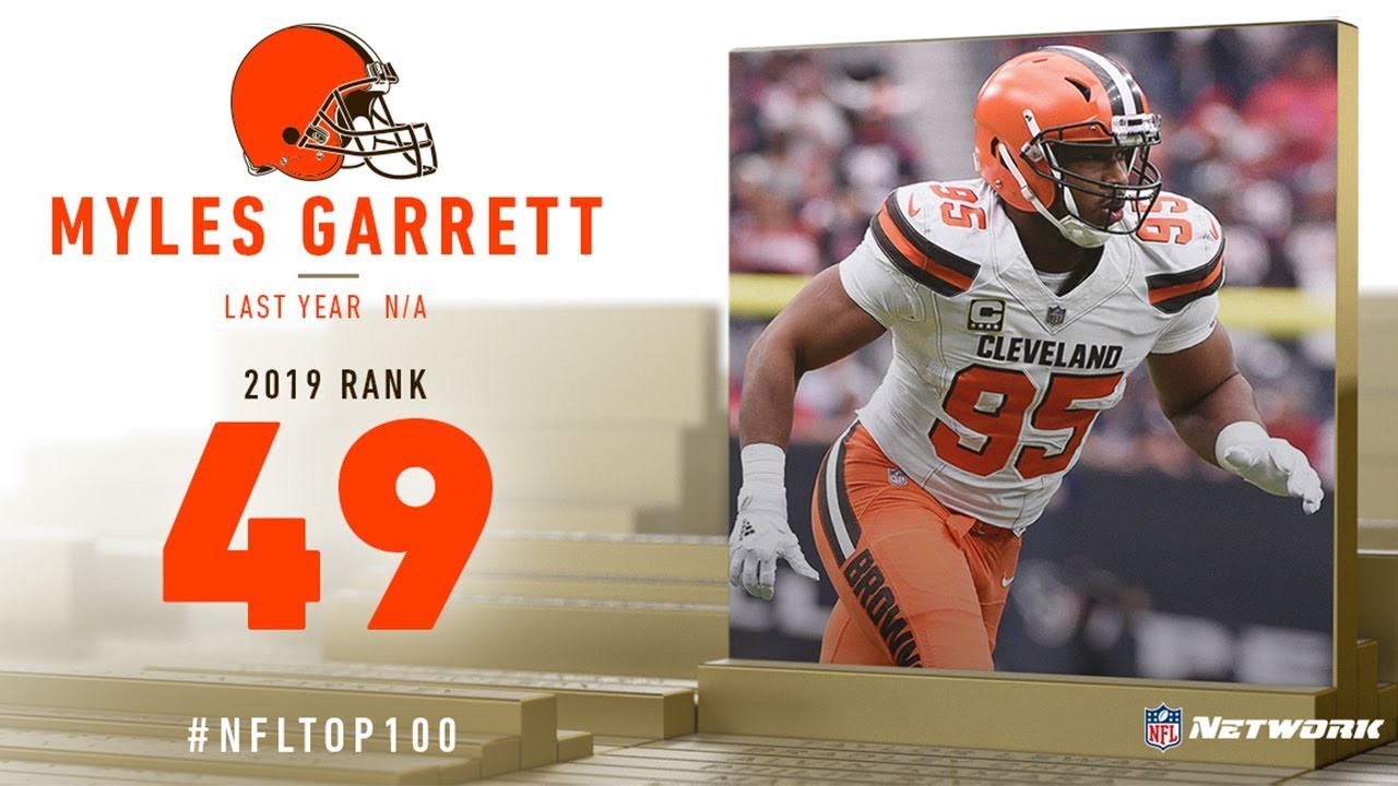 #49: Myles Garrett (DE, Browns) | Top 100 Players of 2019 | NFL