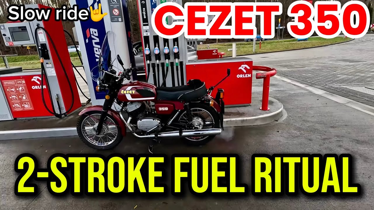 CZ 350 Ride POV — Mission Refueling | 2-Stroke Fueling ASMR | 4K #SlowRideWorldwide #2stroke 