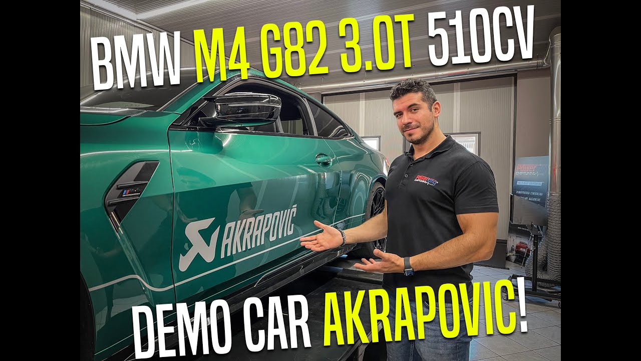 BMW M4 (G82) COMPETITION 510cv: PRESENTAZIONE NUOVA LINEA DI SCARICO AKRAPOVIC SU DEMO CAR UFFICIALE