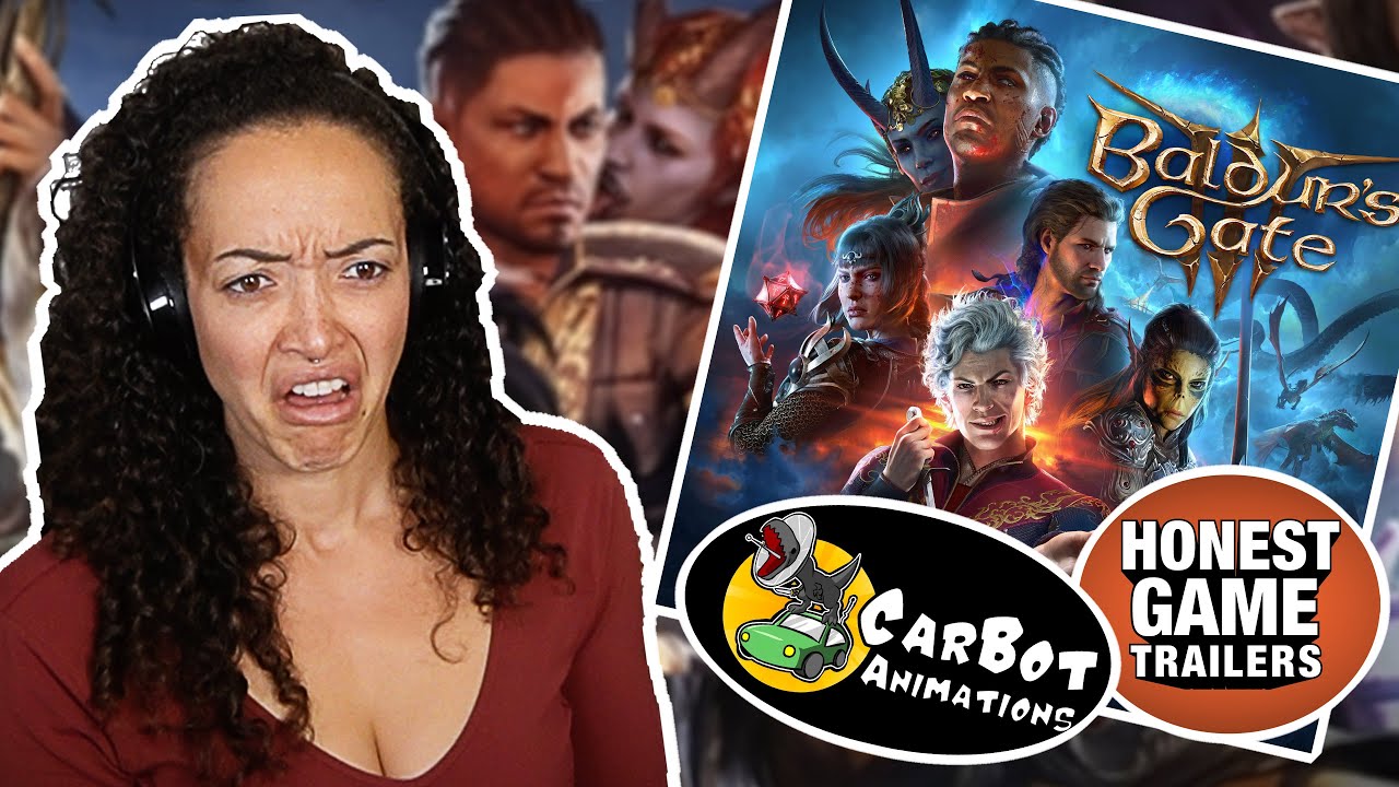 РЕАКЦИЯ на Baldur's Gate 3 - почему он такой липкий? - трейлеры, анимация Carbot, честный игровой...