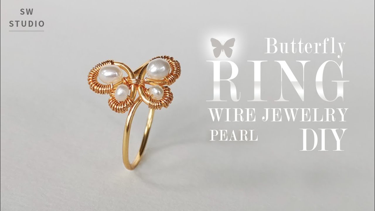 Butterfly Ring/Simple Ring/DIY Ring/Wire Wrap Ring Tutorial/DIY Jewelry/How to make