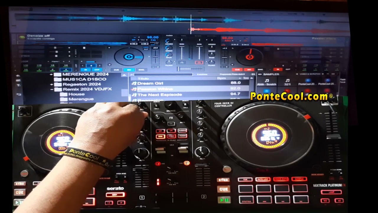 Aprende a mezclar música en vivo con Virtual Dj  2024 y un controlador Numark Platinum FX