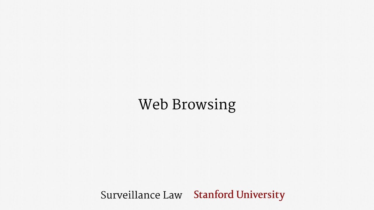 Web Browsing (Under the Pen Register Act and Wiretap Act)