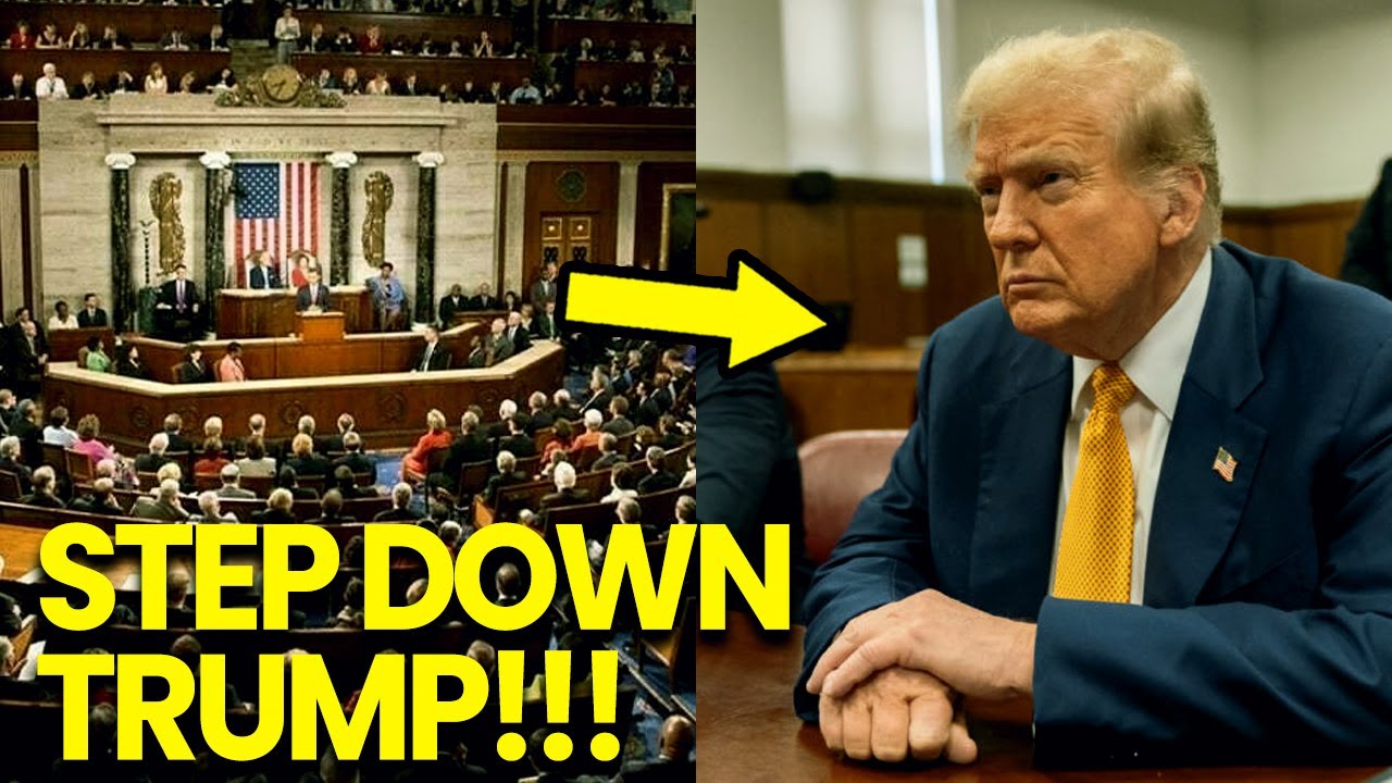 Congress DEMANDS Trump Step Down after Impeachment PAPERS DROP