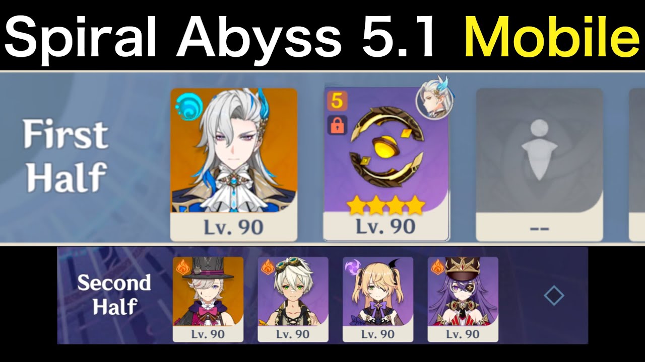 Solo C1 R0 Neuvillette, F2P Prototype Amber!  | Spiral Abyss 5.1 Mobile | Genshin Impact