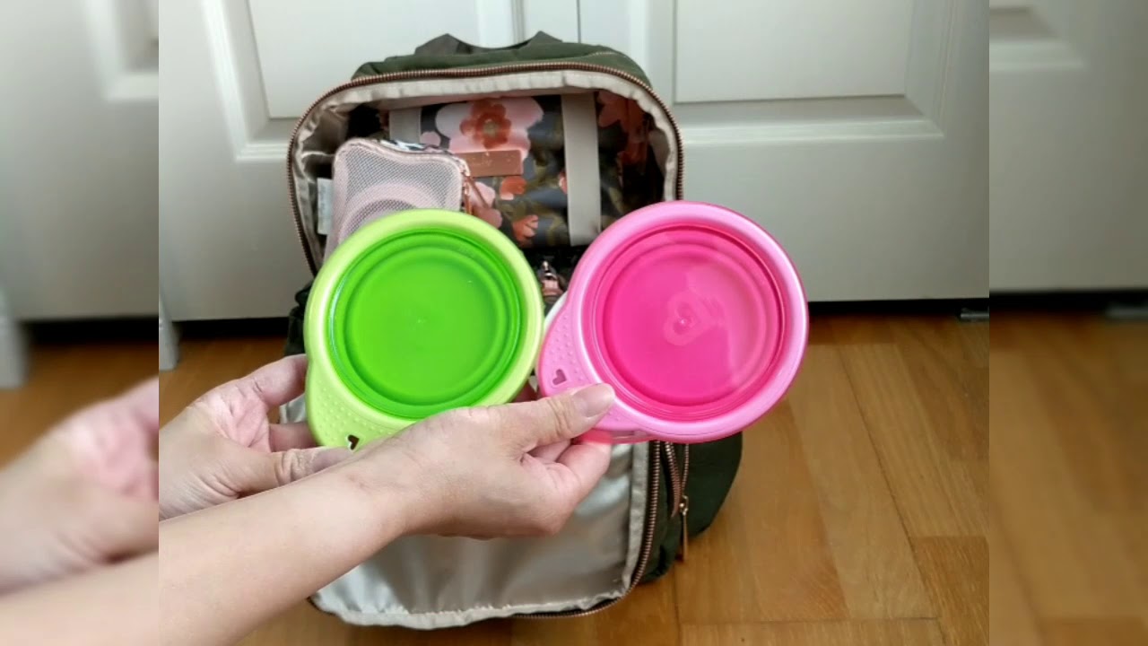 Review & Packing Jujube Diaper Bag Be Zealous: Olive Rose 2.0 - For 2 Kids  #jujubecreativecrew