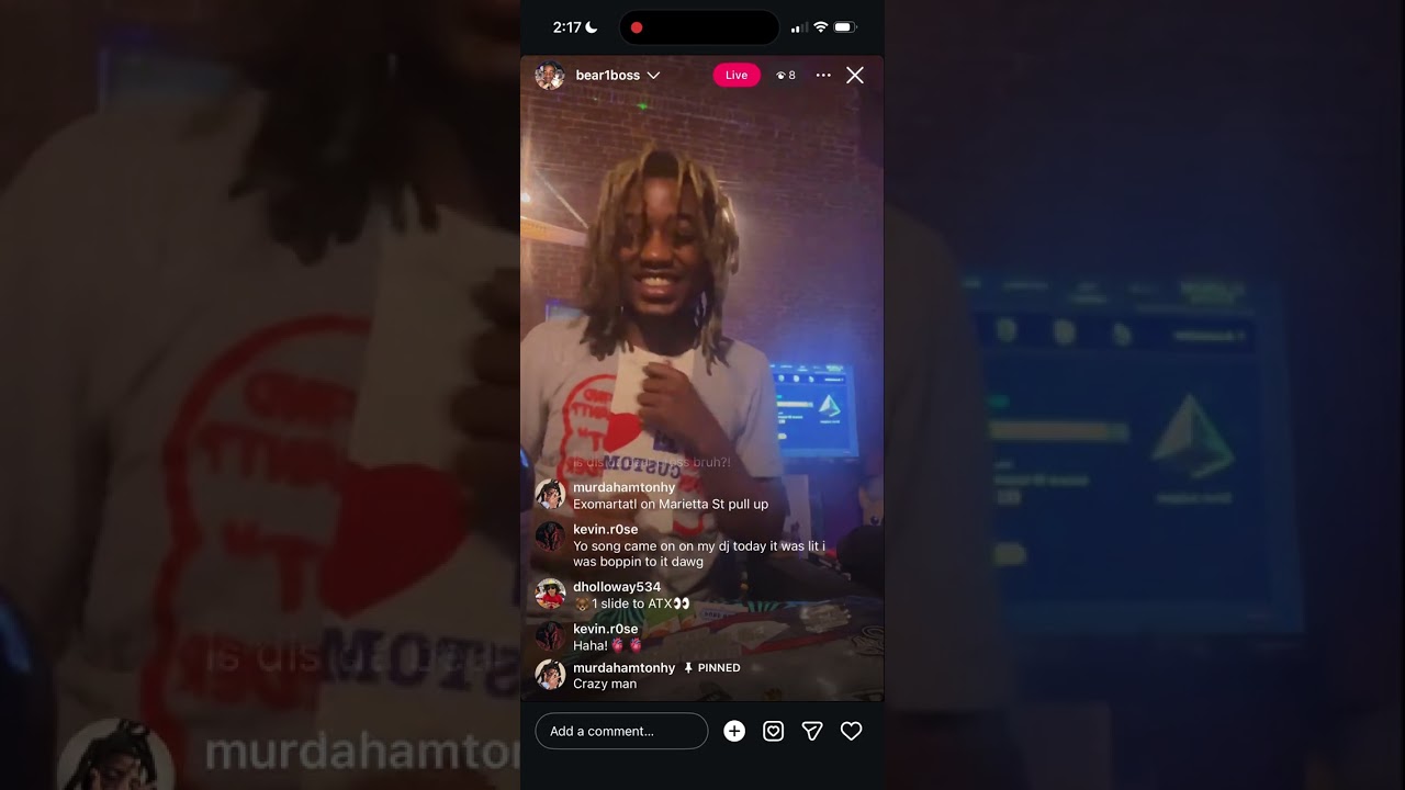BEAR1BOSS IG Live 11/23/25 Unreleased music 🐻 