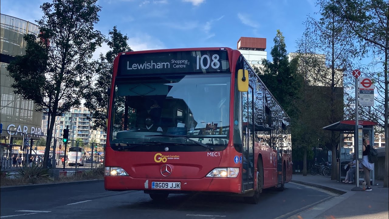 FRV. Go Ahead London Route 108. Lewisham Shopping Centre - Stratford International. MEC1 (BJ09 JJK)