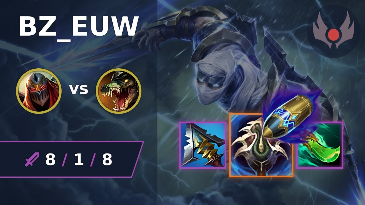 [ BZ_EUW ] Zed MID vs Renekton | EUW GRANDMASTER | LOL Season 2024