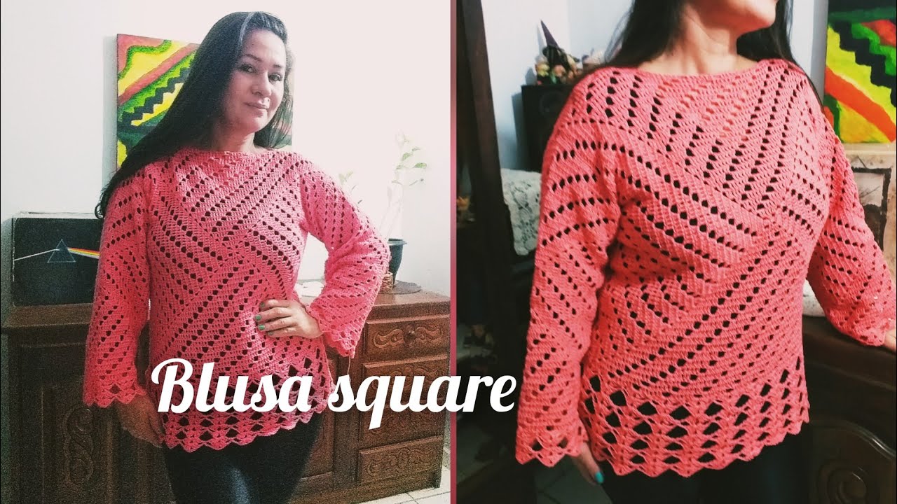 BLUSA CROCHE FÁCIL - CROCHET TUTORIAL PAP #marcialobocroche