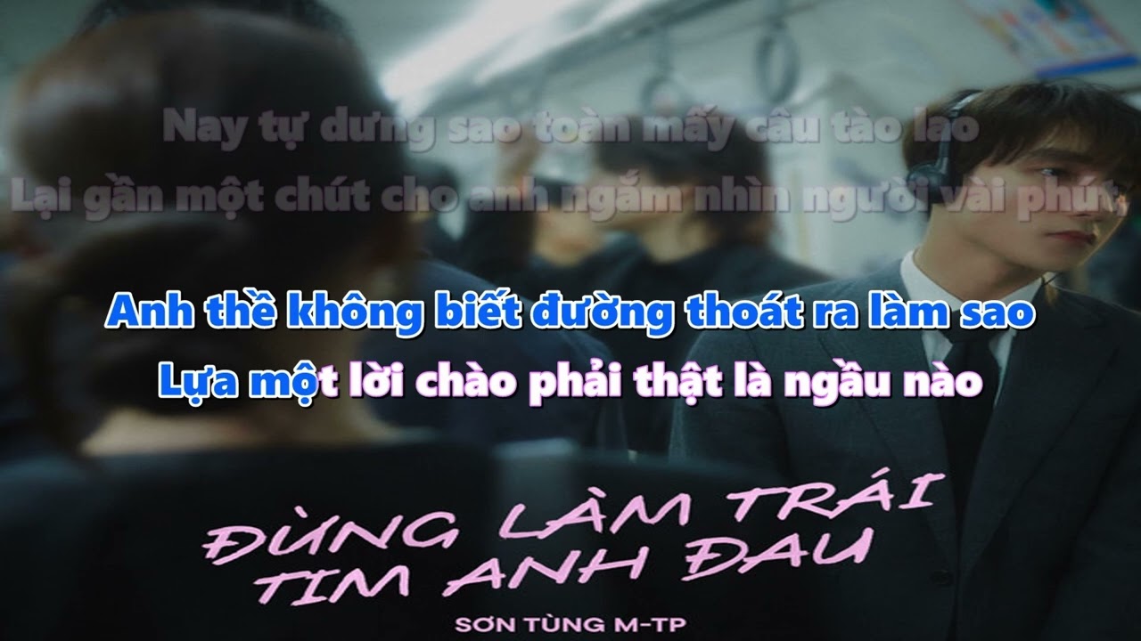 ĐỪNG LÀM TRÁI TIM ANH ĐAU KARAOKE |Beat Chuẩn Có Bè Hỗ Trợ - RAP|