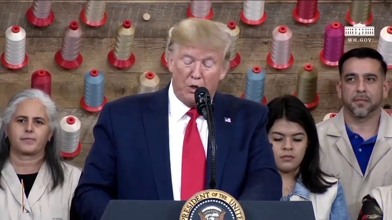 President Trump Participates in Ribbon Cutting Ceremony at Louis Vuitton Workshop