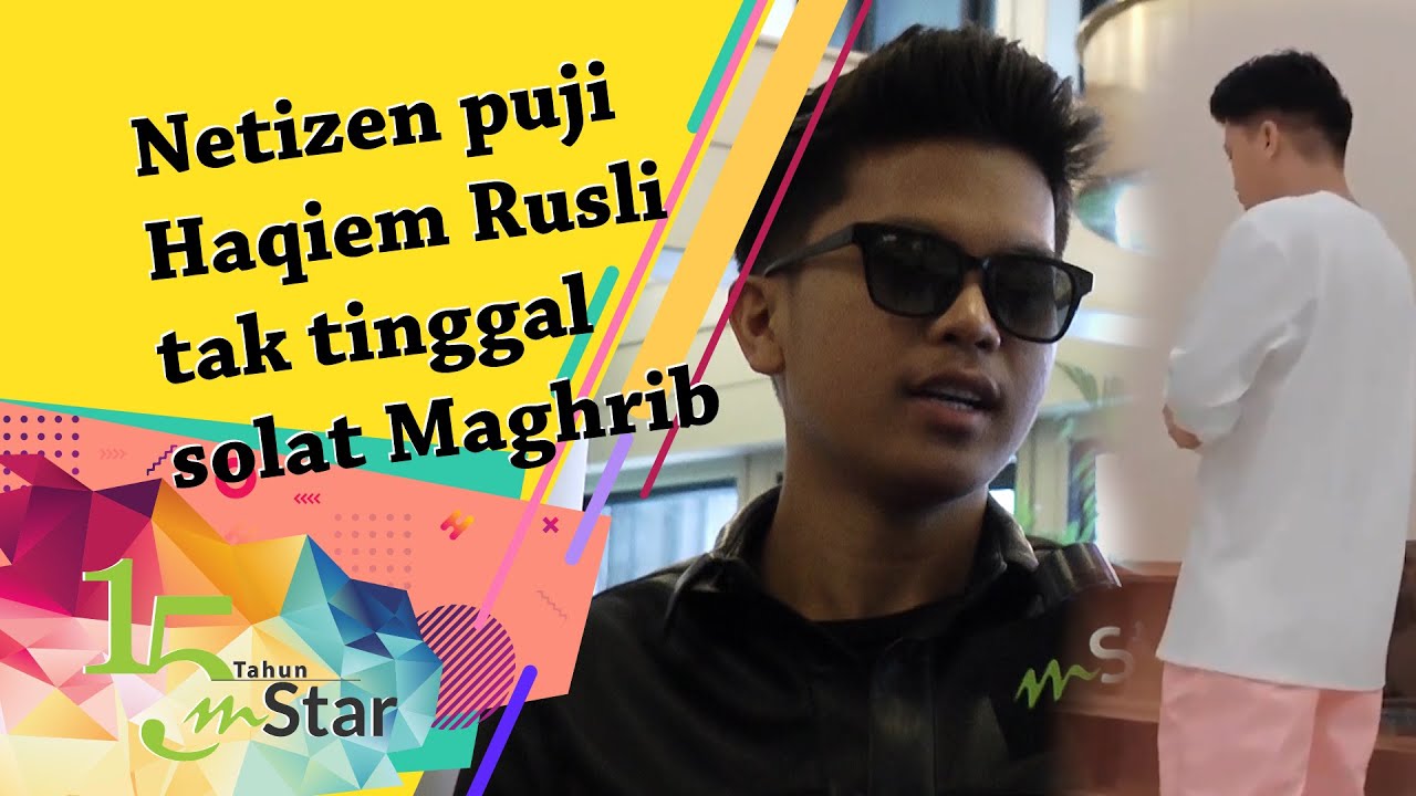 Netizen puji Haqiem Rusli tak tinggal solat Maghrib ketika orang lain sibuk catwalk di red carpet