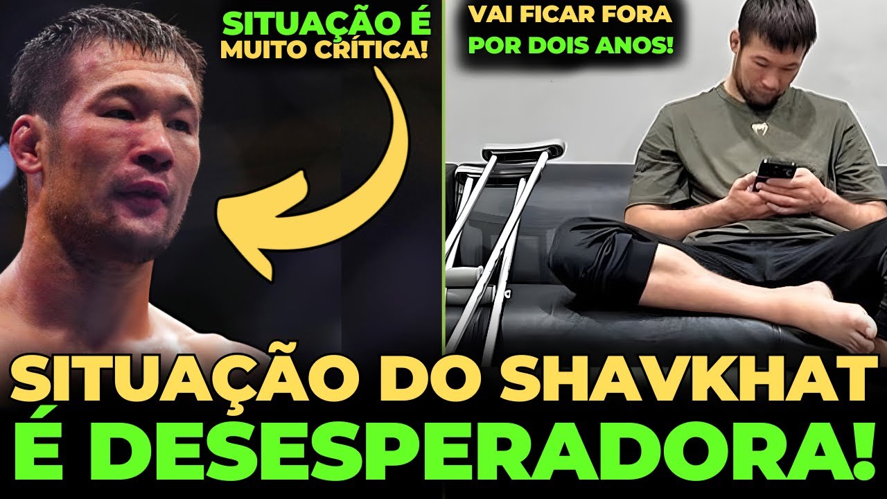 SHAVKHAT RAKHMONOV LESIONOU DE NOVO E VAI FICAR 2 ANOS FORA! TRISTE DEMAIS!