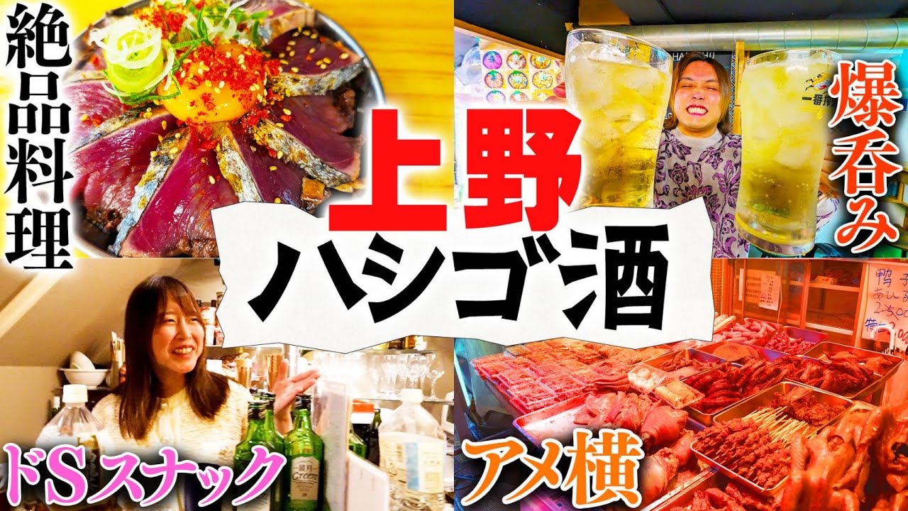 【上野はしご酒】トミー(30歳独身）上野で本当の限界まではしご酒をする。
