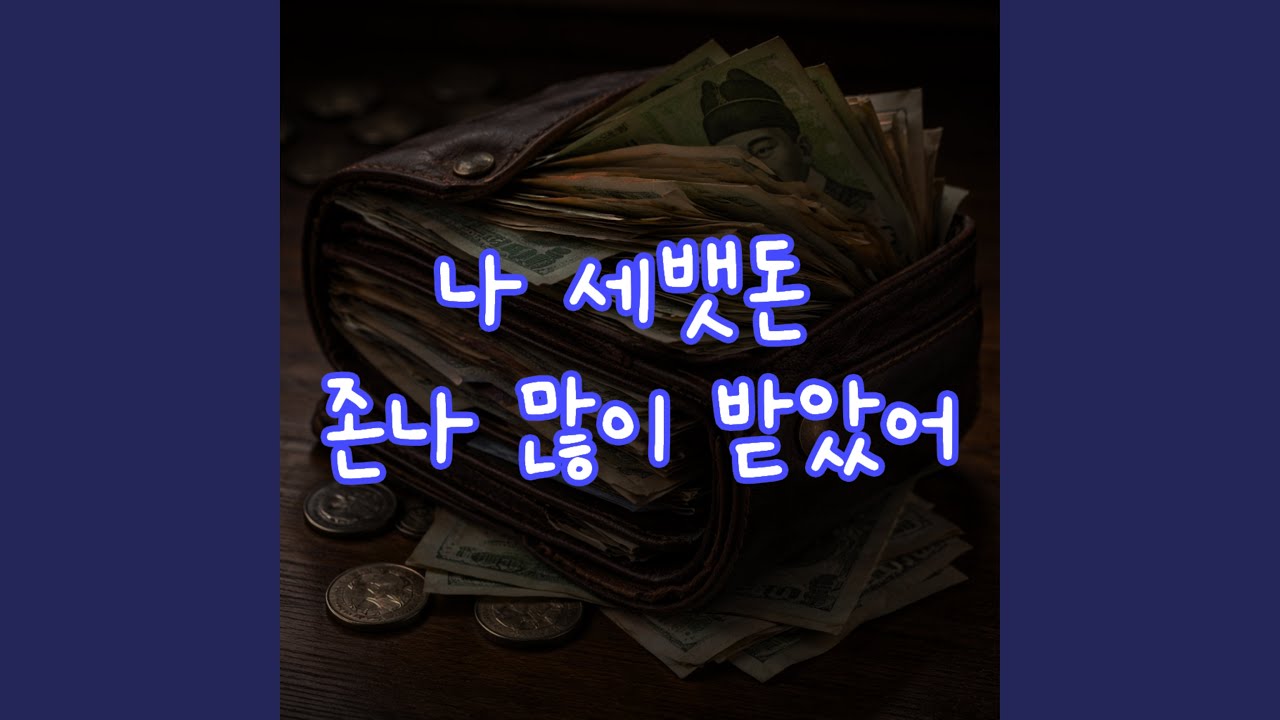 나 세뱃돈 존나 많이 받았어