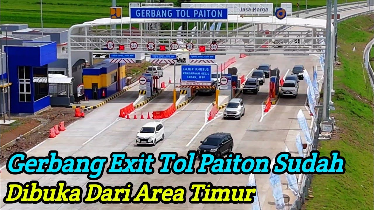 Kondisi Gerbang Tol Paiton Di Suasana Idul Fitri 2025.