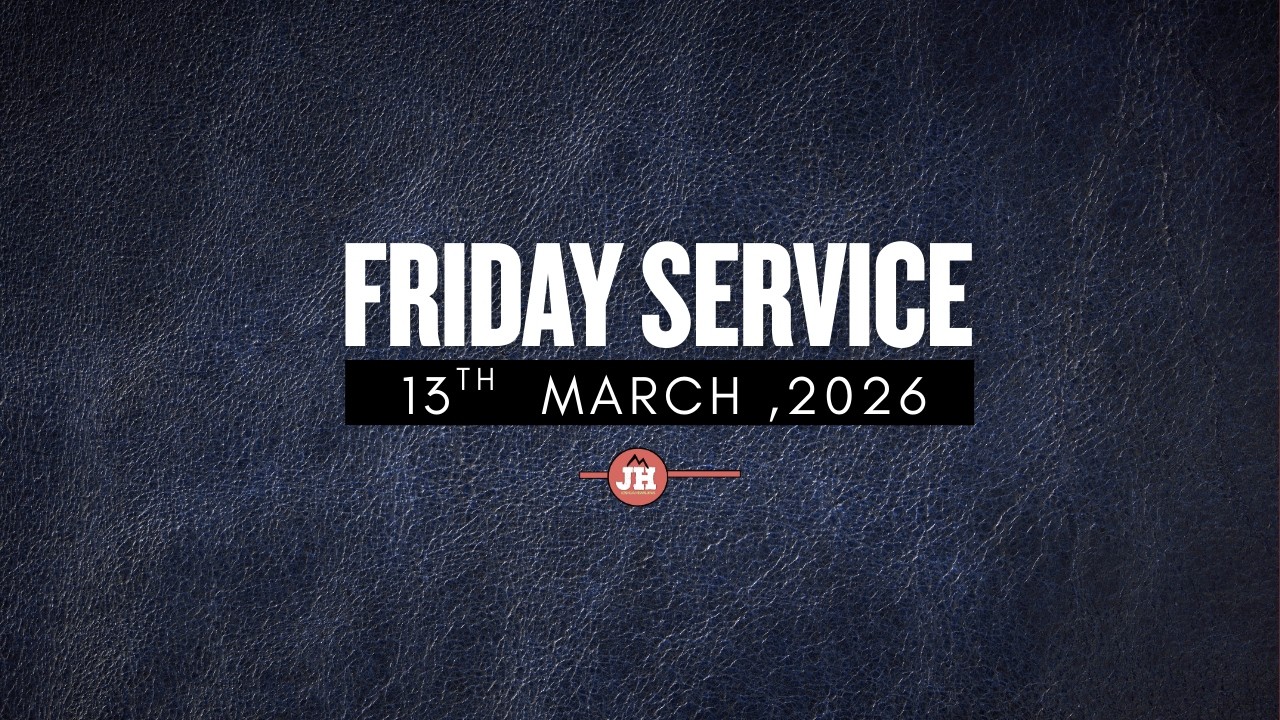 13th March  2026 II Friday Service || LIVE