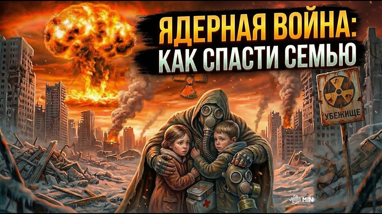 Ядерная война: КАК СПАСТИ СЕМЬЮ с ДЕТЬМИ — пошаговый план от А до Я