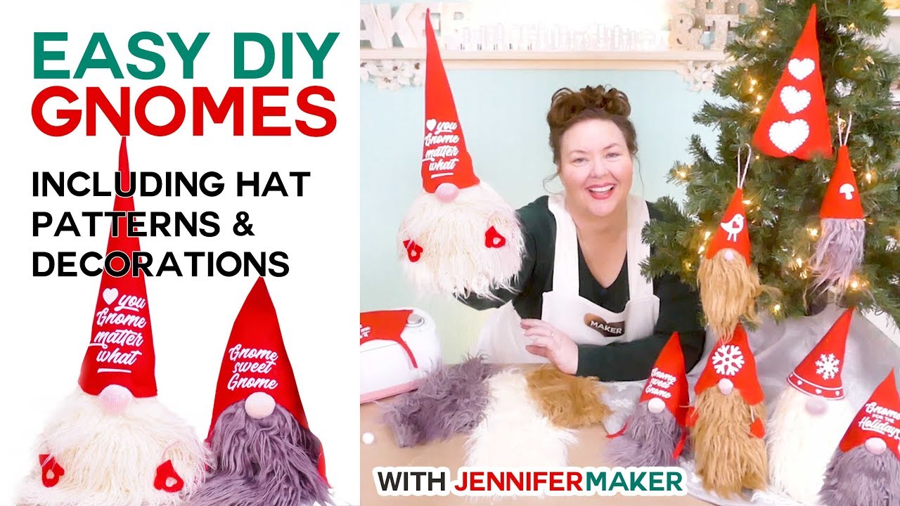 DIY Easy Gnomes with Hat Patterns & Cute Decorations!