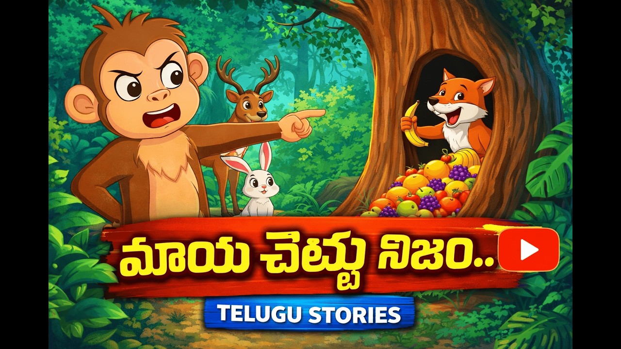 మాయ చెట్టు నిజం! నక్క మోసం బయటపడింది | Telugu Kids Story