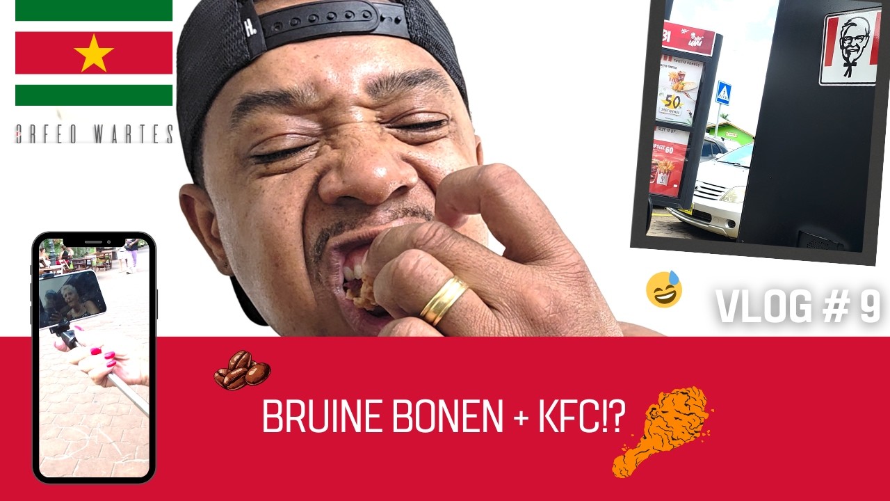 BRUINE BONEN BIJ KFC PARAMARIBO?! 😅🇸🇷 | SURINAME VLOG #9 [S5]