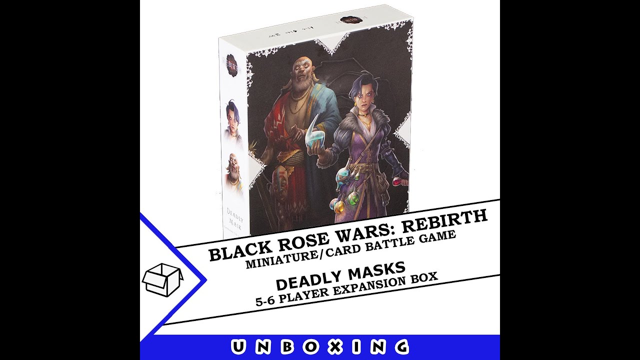 Black Rose Wars: Rebirth - Deadly Masks: 5-6 Player Expansion