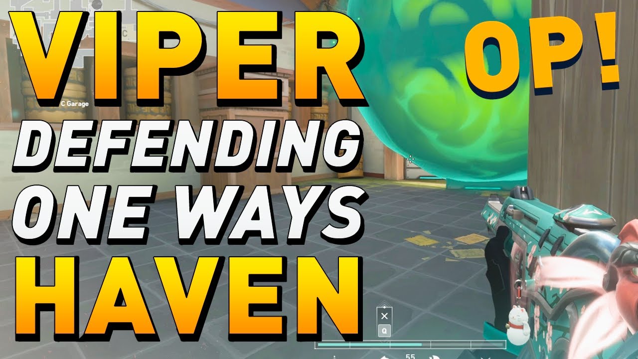 VALORANT - BEST Viper One Ways & Defending Setups for HAVEN (VALORANT Viper Guide)