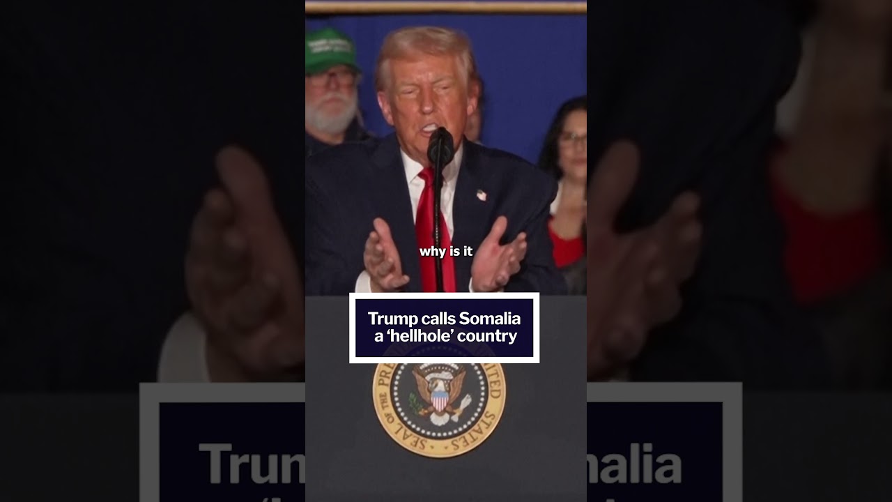 Trump calls Somalia a 'HELLHOLE' country in FIERY rally speech
