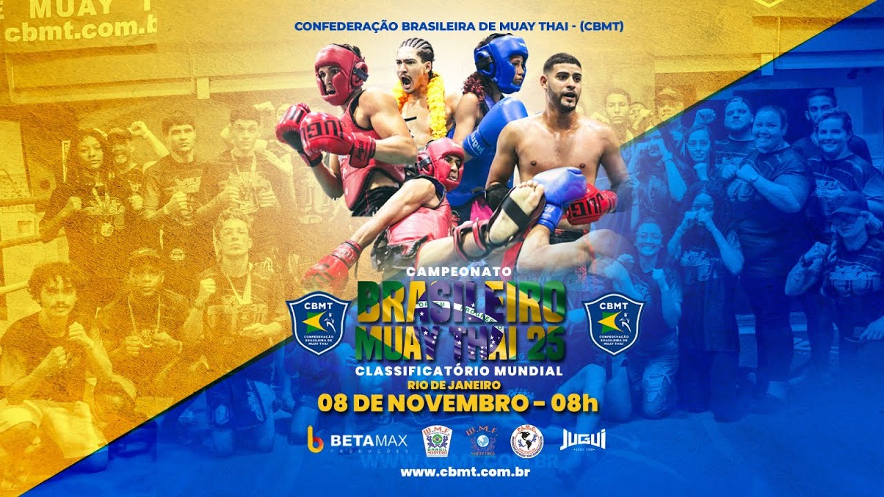CAMPEONATO BRASILEIRO DE MUAY THAI - 2025 - CBMT