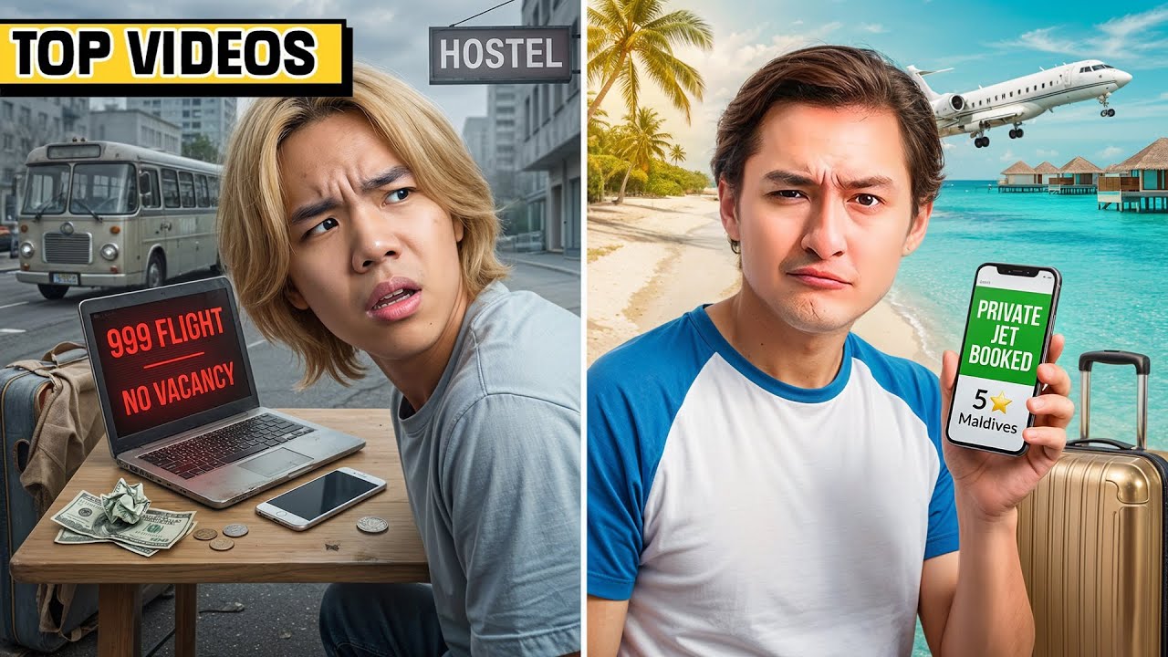 Types of Broke vs Rich Vacation Plans | JianHao Tan