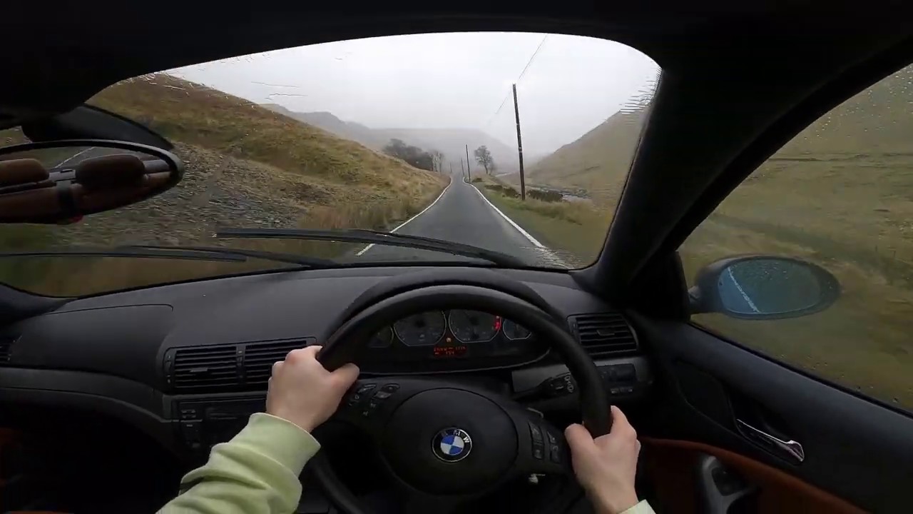 BMW E46 M3 FAST DRIVE ELAN VALLEY WALES GOPRO *POV*