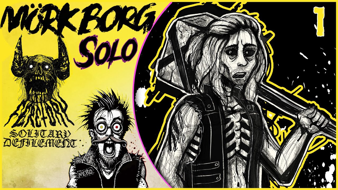 MÖRK BORG | Solo Actual Play Ep1 | Rise from the Grave