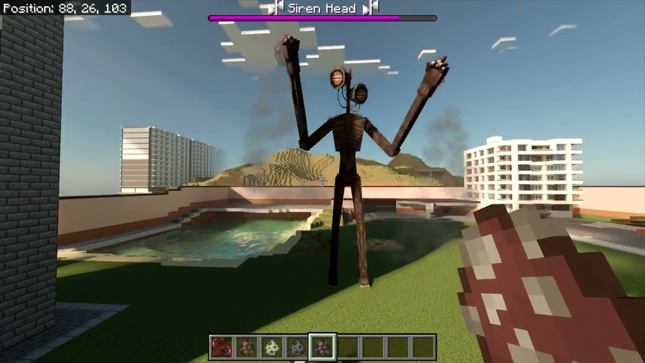 New Siren Head Addon by @GOJIDRAW401  in Minecraft