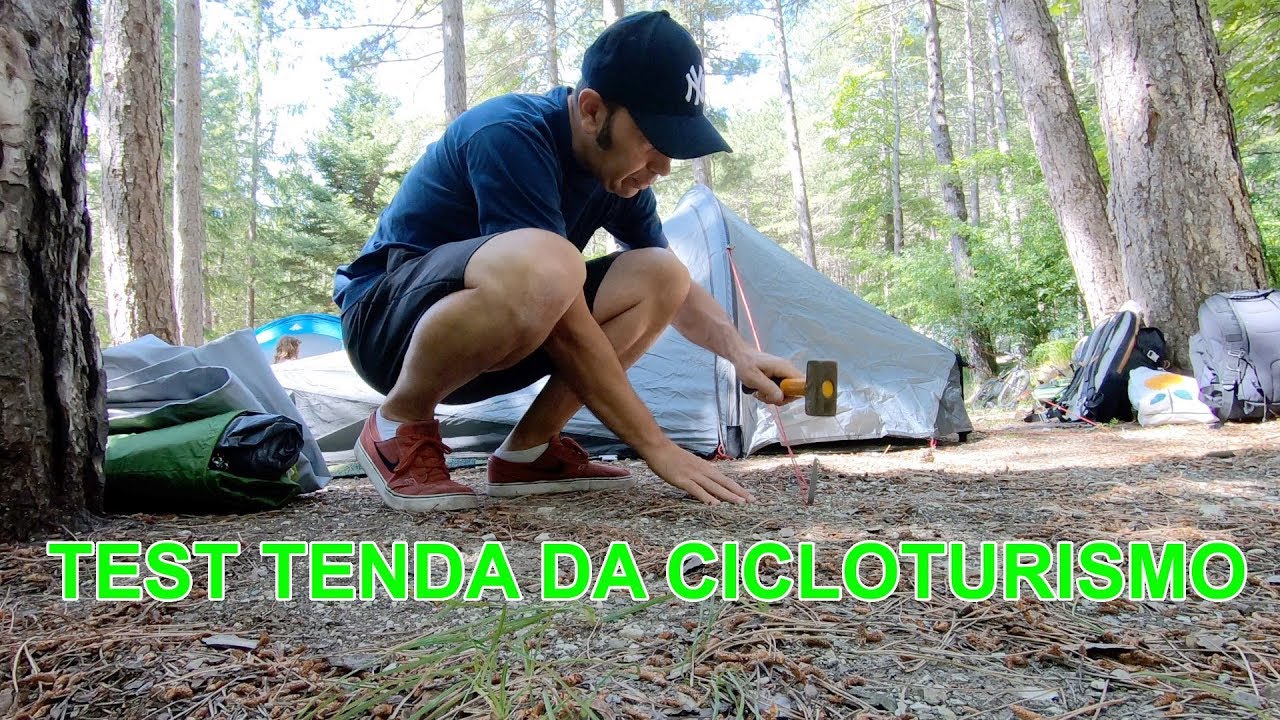 TEST E RECENSIONE TENDA DA CICLOTURISMO QUECHUA QUICKHIKER ULTRALIGHT