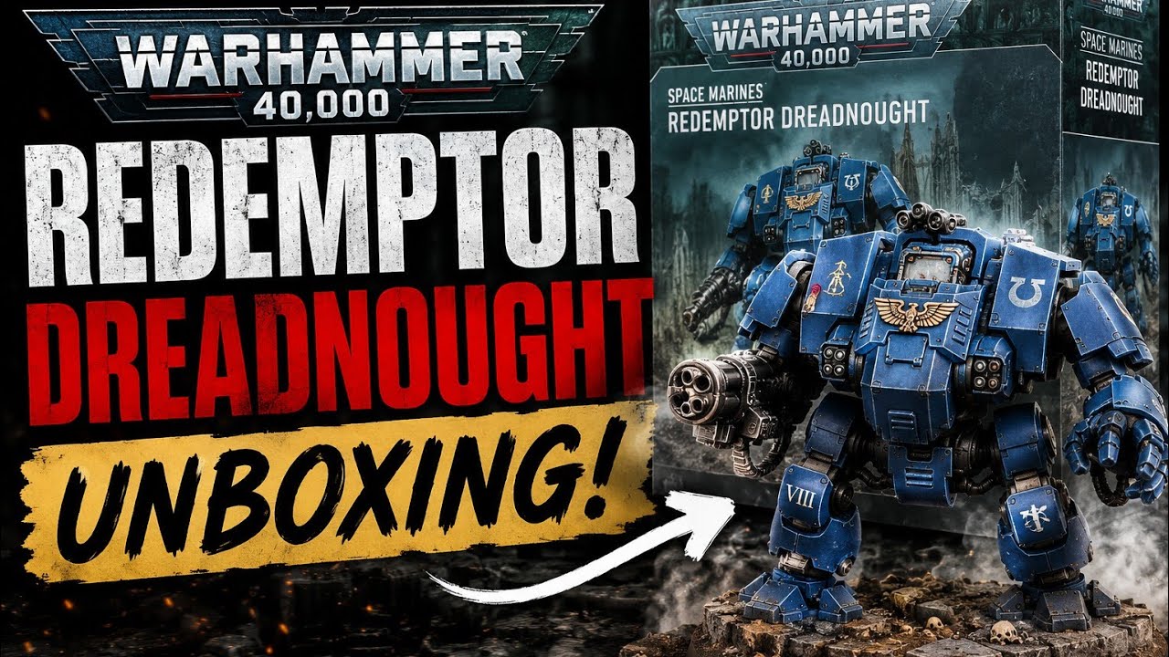Inside the Redemptor Dreadnought Box &ndash; Sprues & Parts Shown #Warhammer40k #Unboxing #Spacemarines