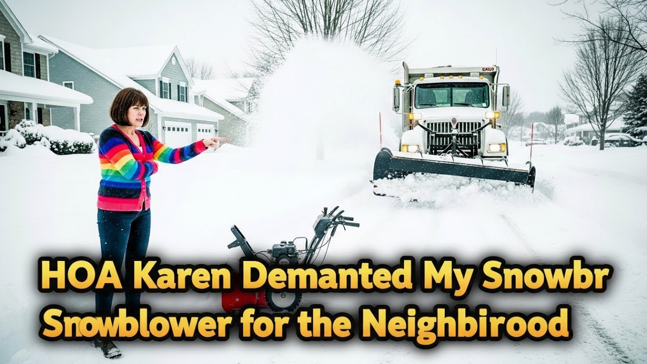 HOA Karen Demanded My Snowblower for the Neighborhood — So I Moved Away With the Only Plow Truck in