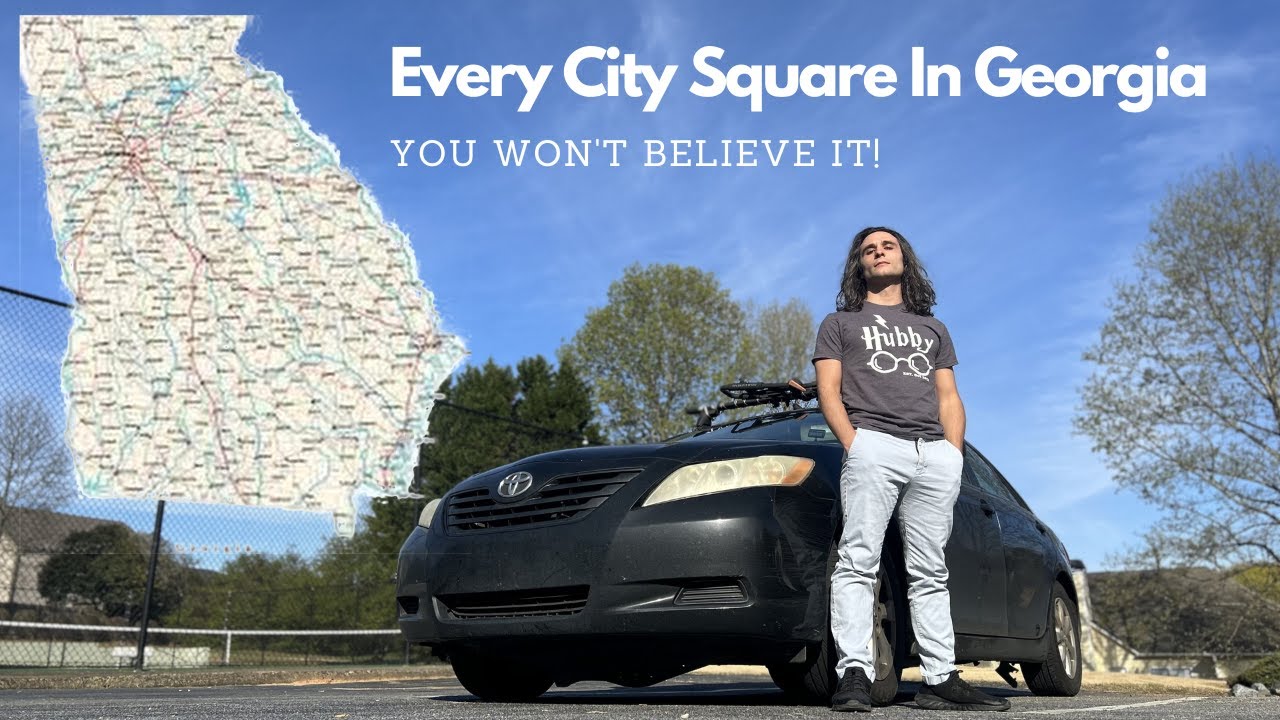 I Traveled To Every City Square In Georgia, USA | Compilation