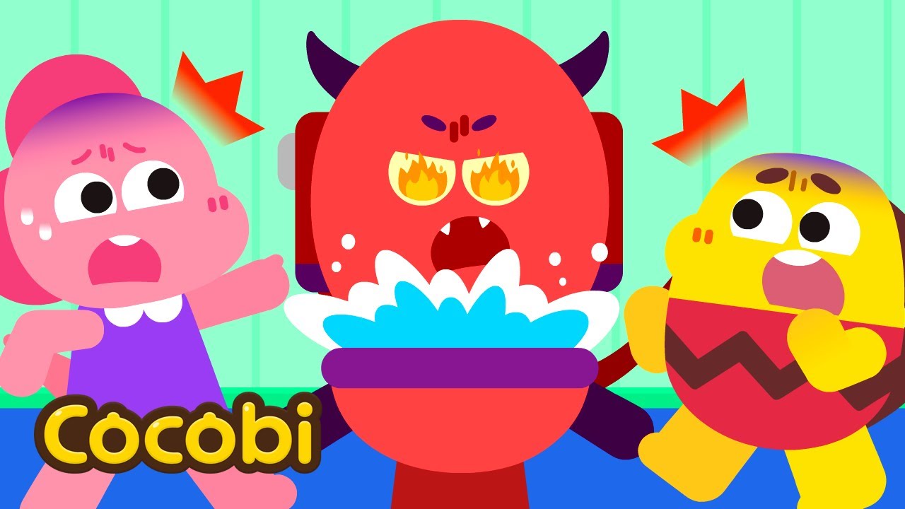Дьявольский унитаз взрывается! 😱 Правила туалета | Песни для детей | Cocobi