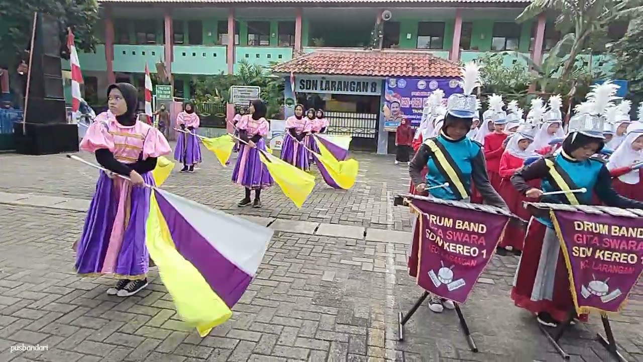 Drumband Gita Swara SDN Kereo 1 @sdnkereo1 Pembukaan FLS2N Tahun 2024
