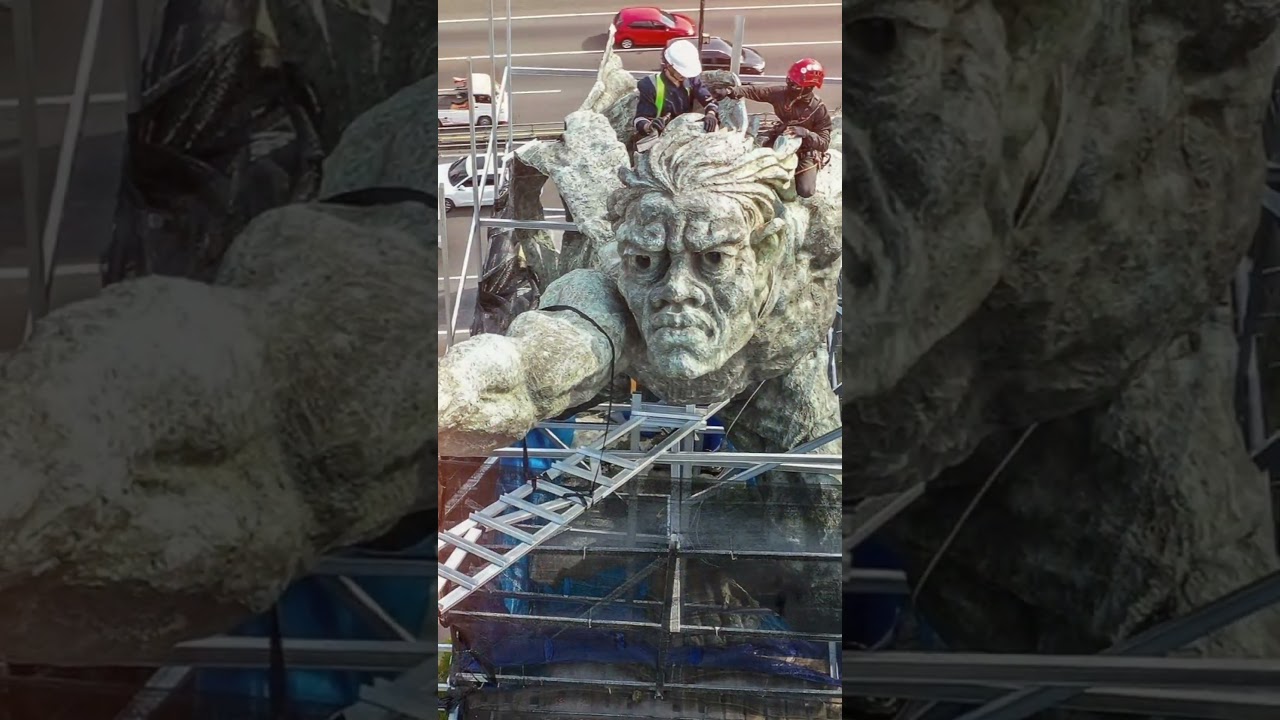 Patung Dirgantara atau yang biasa disebut Patung Pancoran .. Foto diambil dari IG:@jktinfo