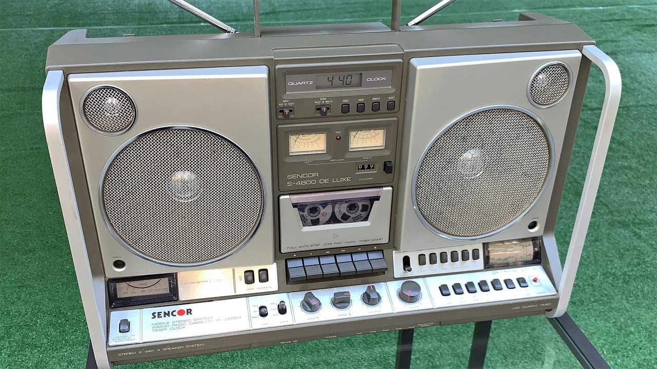 Sencor S-4800 De Luxe boombox ghettoblaster vintage radiorecorder