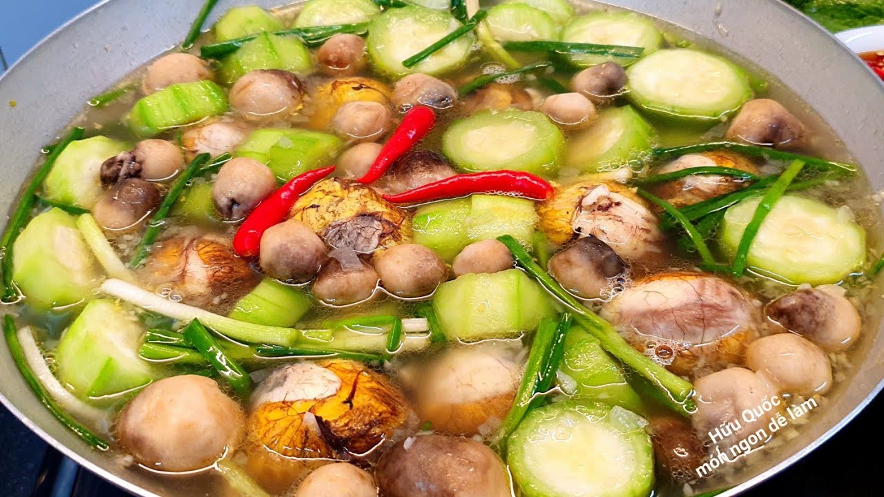 cách làm LẨU HỘT VỊT LỘN NẤU MƯỚP ngọt thanh rất bổ dưỡng