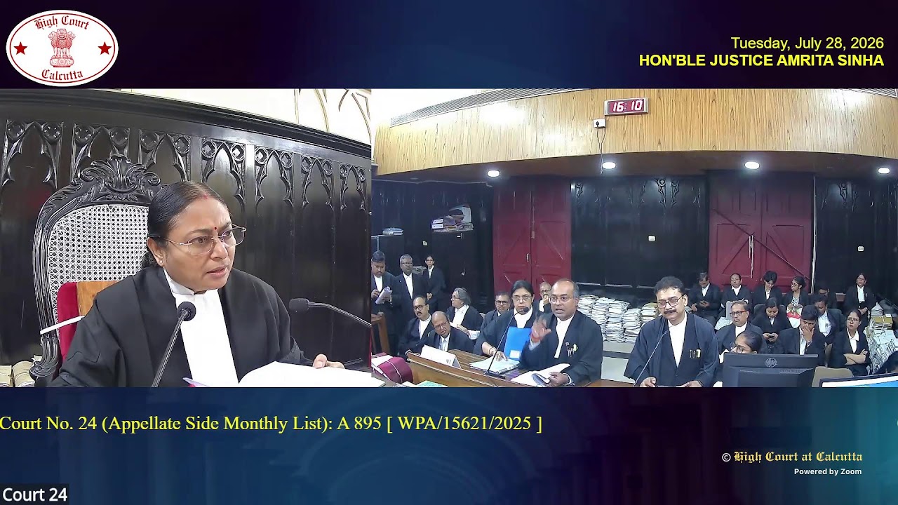 28 July 2026 | Court No. 24 | Live Streaming of the Court proceedings