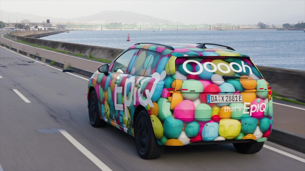 Škoda Epiq Covered Driving Video