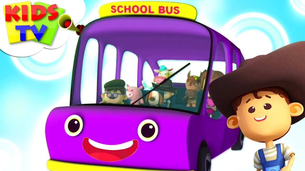 Wheels On The Bus | Little Eddie | Nursery Rhymes For Babies - Kids TV